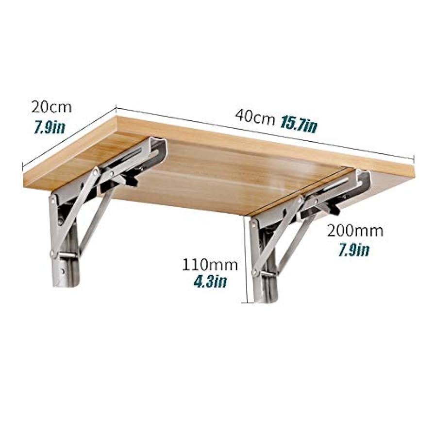 Amazon｜壁掛け式折りたたみテーブル、キッチンとバスルームの